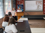 Преподаватель и студенты филиала приняли участие в дискуссии, посвященной вопросам фальсификации истории