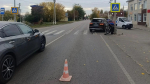 В Воронежской области 16-летний мотоциклист попал в больницу после ДТП с Audi